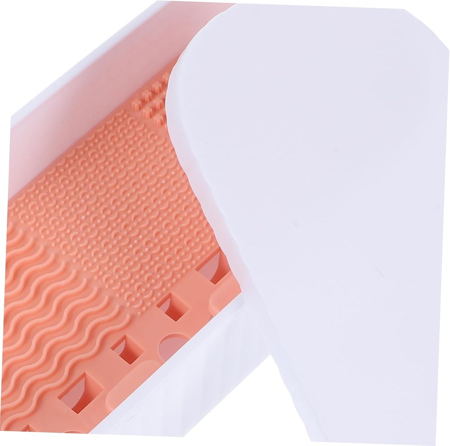 Box Cosmetic Cleaning Box Makeup Tools Cleaner Brush Cleaner Make up Brush Cleaning Container Cleaner Container Makeup Brush Holder Makeup Brush Storage Holder Pp White