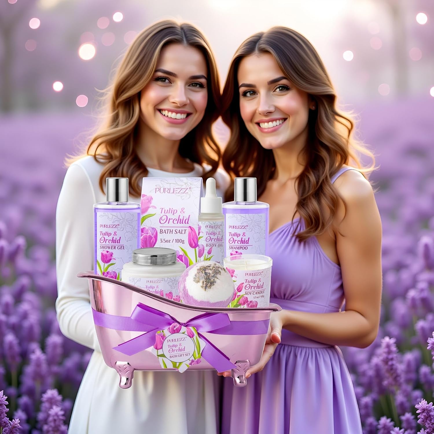 Spa Gift Basket for Women, Beauty & Personal Care Set - Birthday Gifts for Women Care Package Spa Gifts Set Thinking of You Gifts, Unique Gifts Idea for Mom Best Friend Sister Spa Self Care Kit