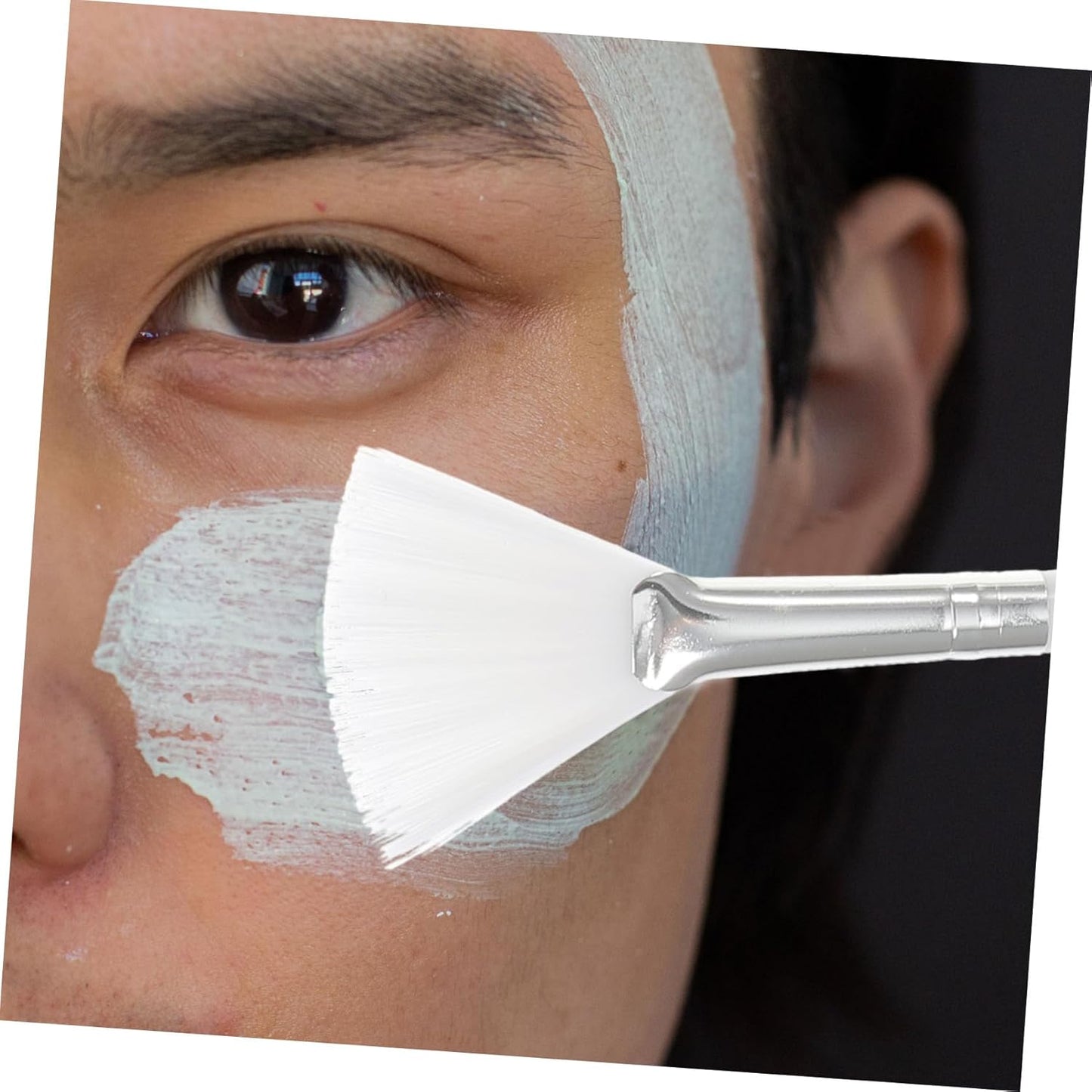 2Pcs Beauty Facial Beauty Salon Mask Brush Application Brush Beauty Kit Facial Applicator Brush Facial Brush Facial Tool Face Mask Brush Nylon