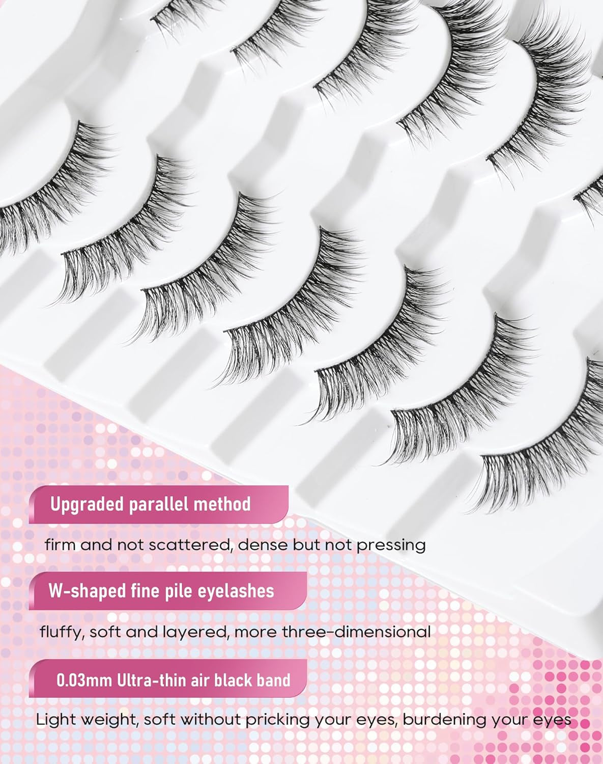 Lashes Eyelashes False Eyelashes Cat Eye Lashes Wispy Lashes Mink Lashes Natural Lashes Fake Lashes Fake Eyelashes Eye Lashes 7 Pairs,  Lashes #Danica