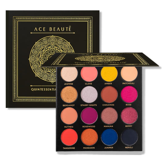 Quintessential Eyeshadow Palette - Highly Pigmented Easy to Blend Long Lasting Non Greasy Smudge Free Matte & Shimmer Shadow