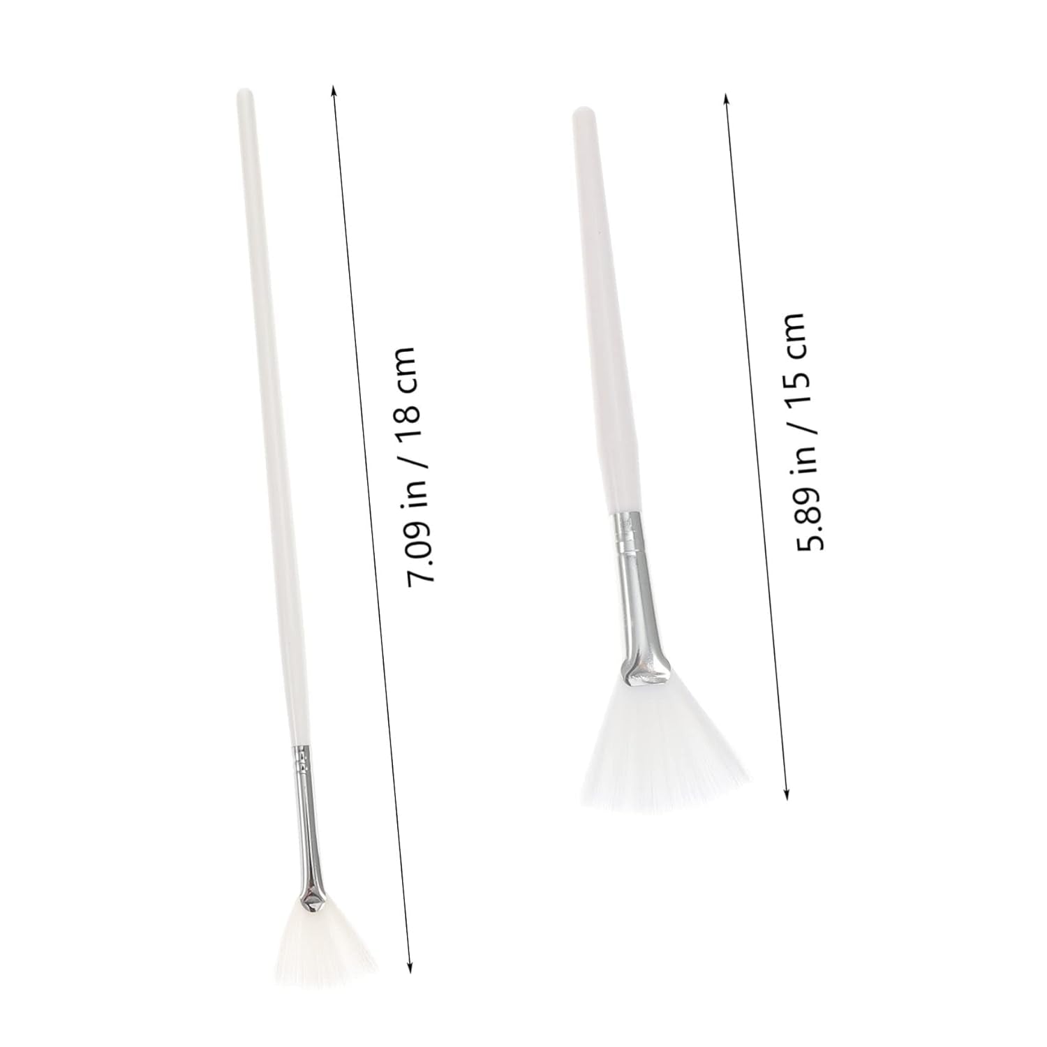 2Pcs Beauty Facial Beauty Salon Mask Brush Application Brush Beauty Kit Facial Applicator Brush Facial Brush Facial Tool Face Mask Brush Nylon